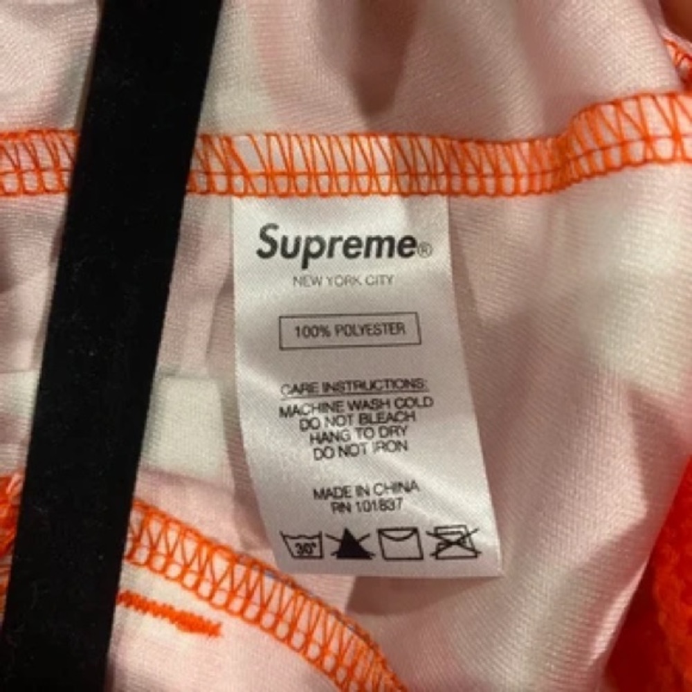 Supreme Grid Soccer Short Orange